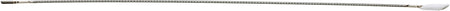 B1T16 Toilet Connector, Braided Stainless Steel-3/8-Inch Female Compression Thread X 7/8-Inch Female Ballcock Thread, 16-Inch Length