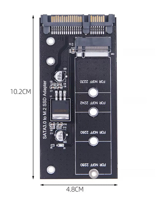 Load image into Gallery viewer, M.2 NGFF SSD to SATA 3 3.0 Adapter Card Converter B B&amp;M Key Protocol Solid State Disk Drive 2230 2280 2242
