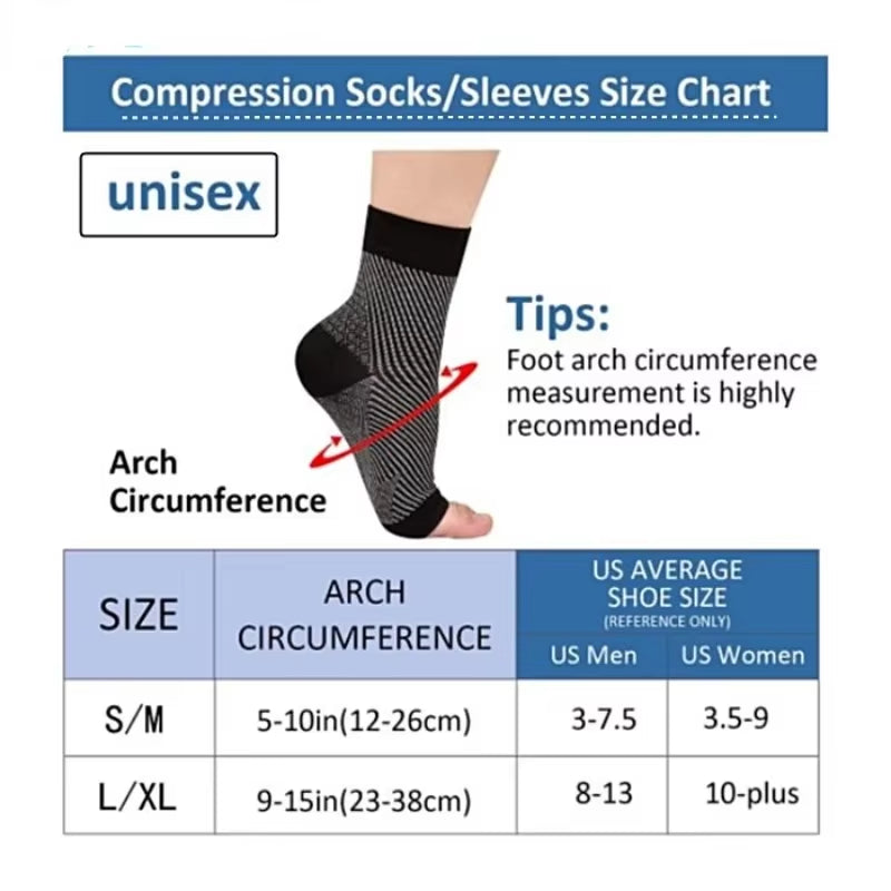 Stepflex™ Ankle Compression Sleeves – Support Your Step, Relieve the Pain, Keep Moving!