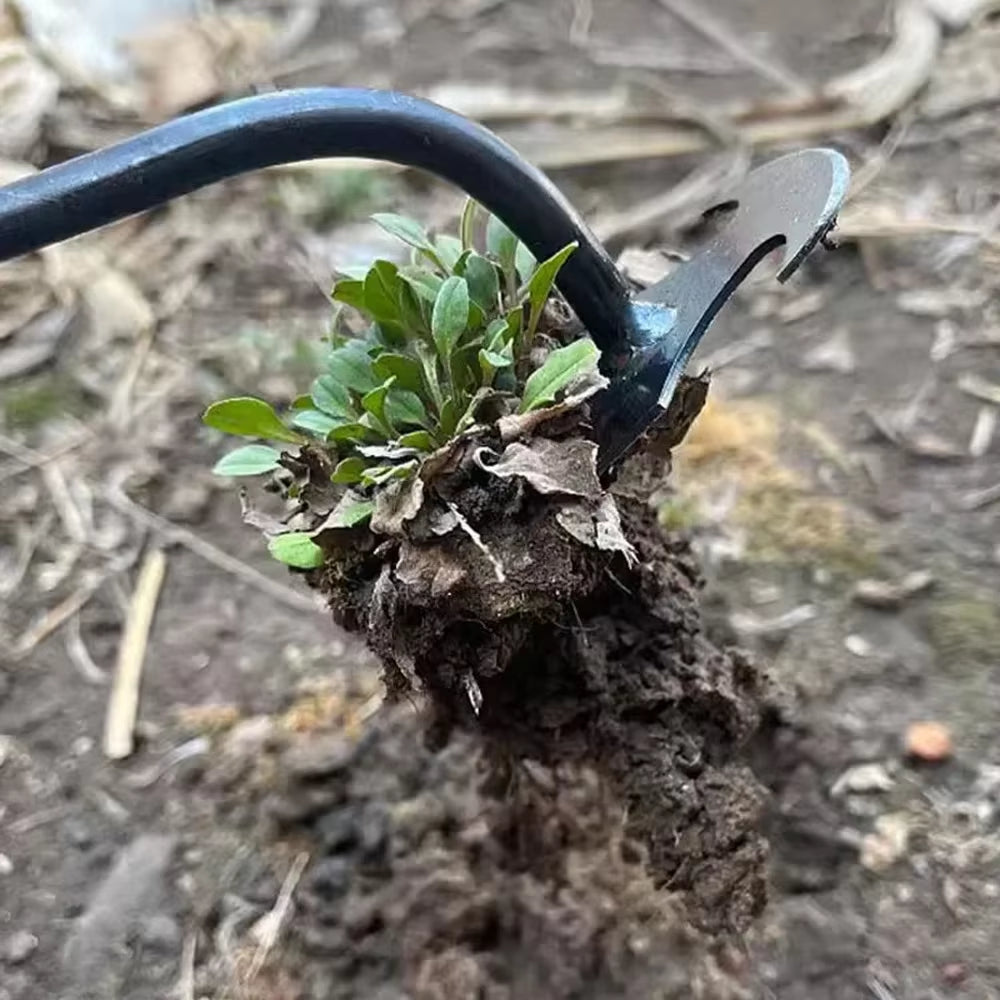 Rootmaster™ 4-In-1 Weeding Tool – Conquer Weeds with Steel Power & Precision!