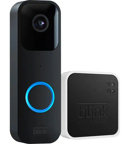 Video Doorbell plus Sync Module 2 - Battery or Wired - Smart Wi-Fi HD Video Doorbell Camera System in White