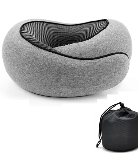 Cloudrest U-Shape Pillow – Memory Foam Travel Neck Cushion for Car, Plane & Home Comfort
