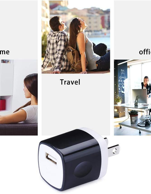Load image into Gallery viewer, Wall Adapter, USB Wall Charger 6 Pack,  1A 5V Single Port USB Plugs Power Adapter Compatible Iphone 12 11 Xs XR X 8 7 6S 6, Samsung Galaxy A21 S10E S9 S8 Note 20 9 8 S7 Edge, G6, Google Pixel 4A
