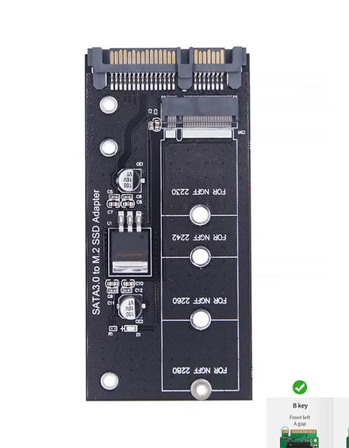 Load image into Gallery viewer, M.2 NGFF SSD to SATA 3 3.0 Adapter Card Converter B B&amp;M Key Protocol Solid State Disk Drive 2230 2280 2242
